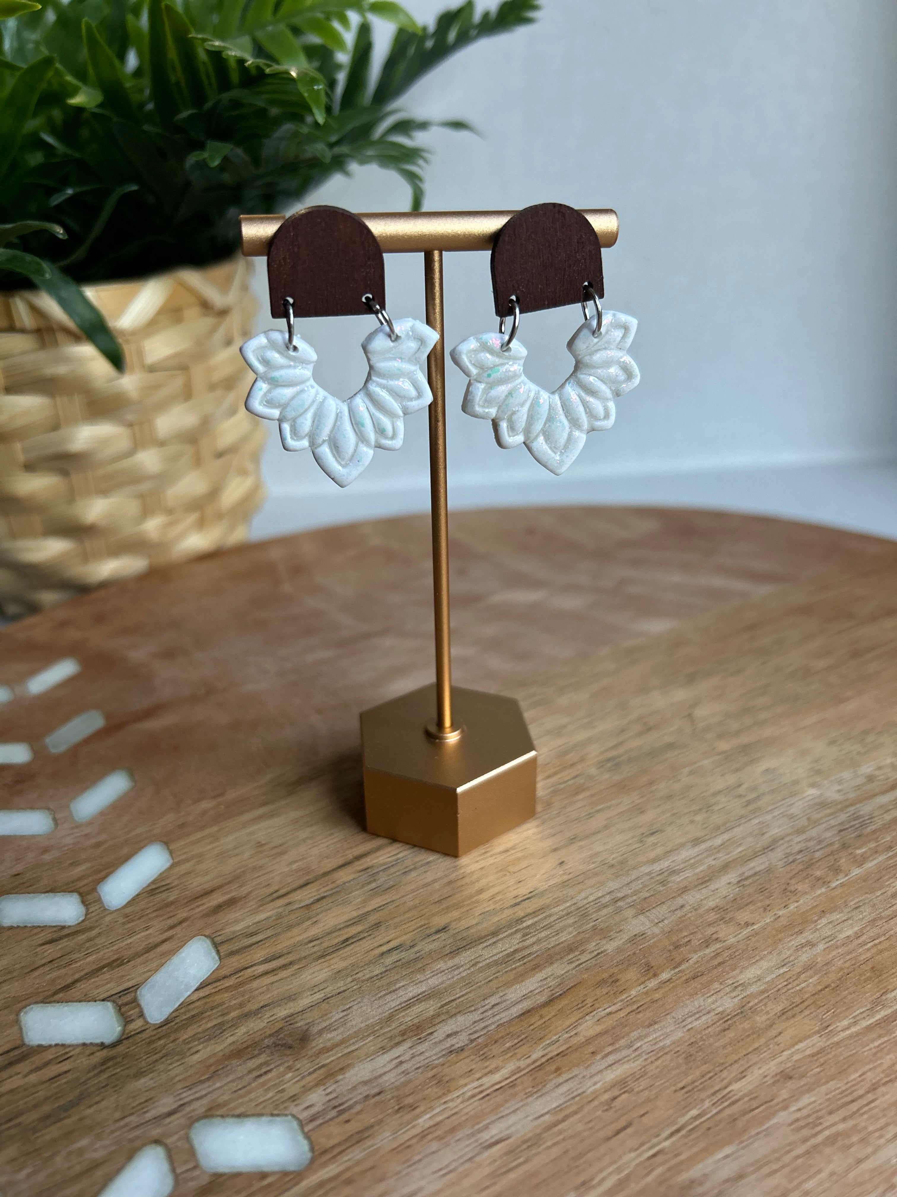 White Lace Dangle