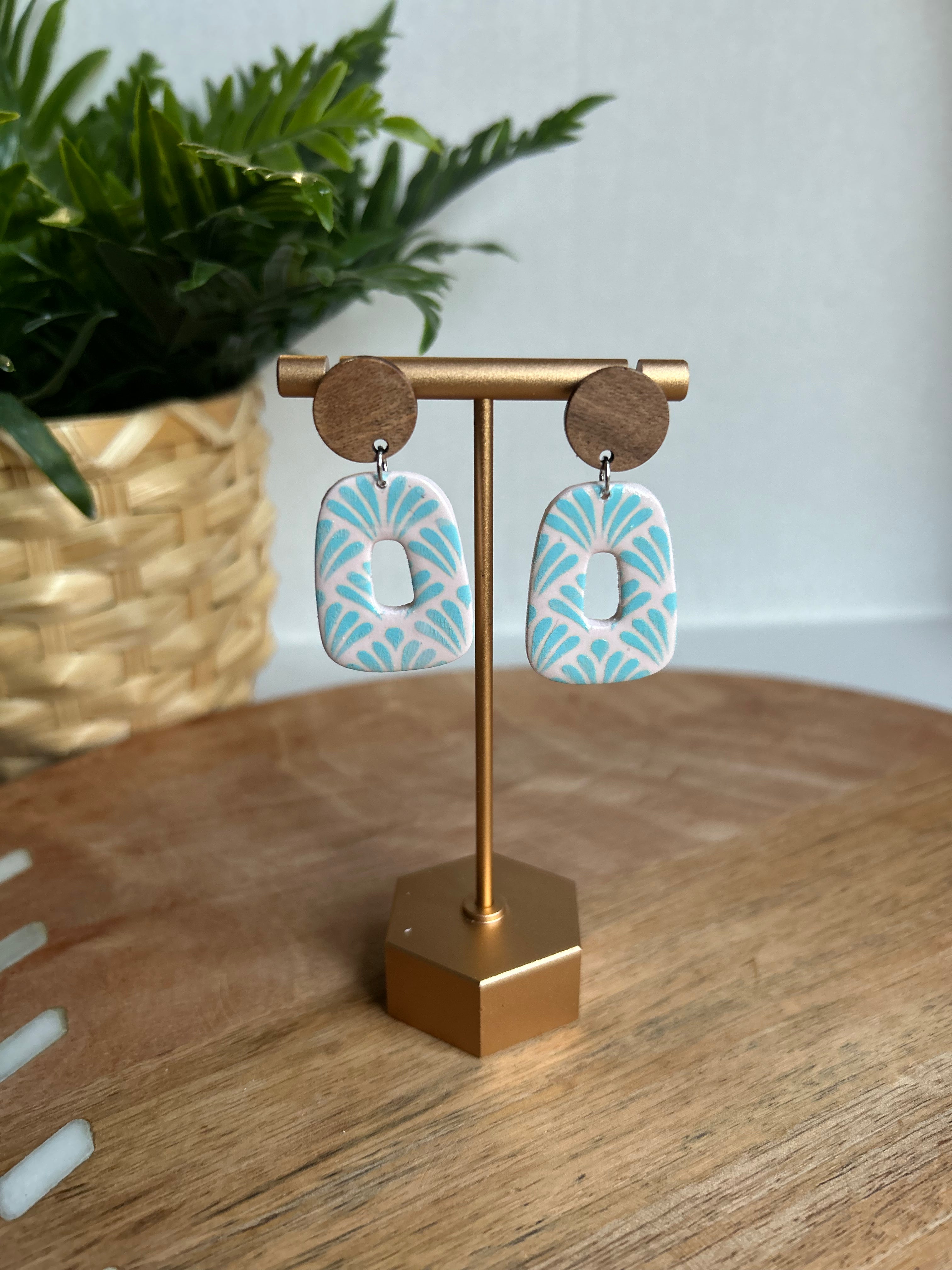 Blue and Pink Dangle