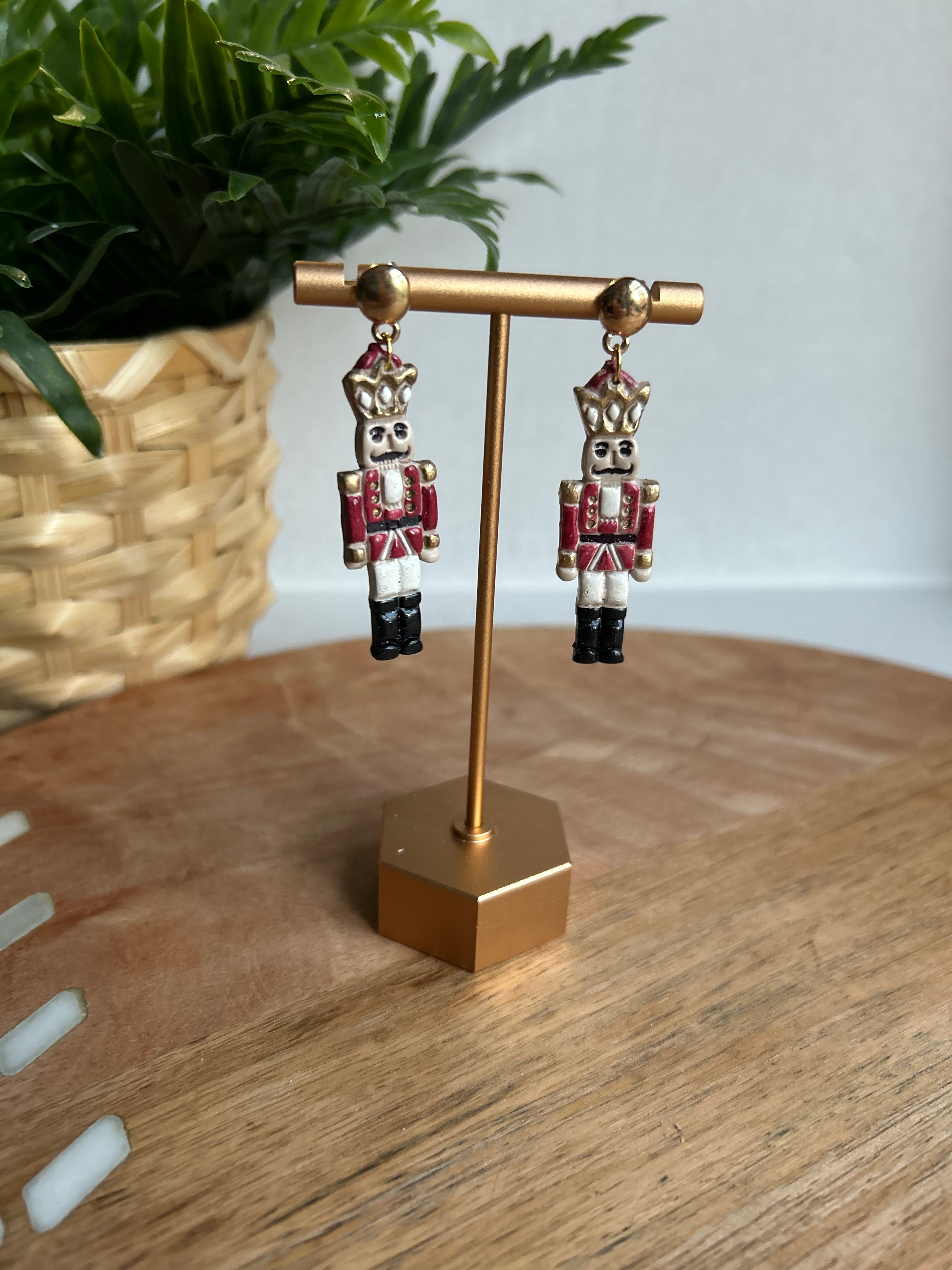 Red Nutcracker Dangle