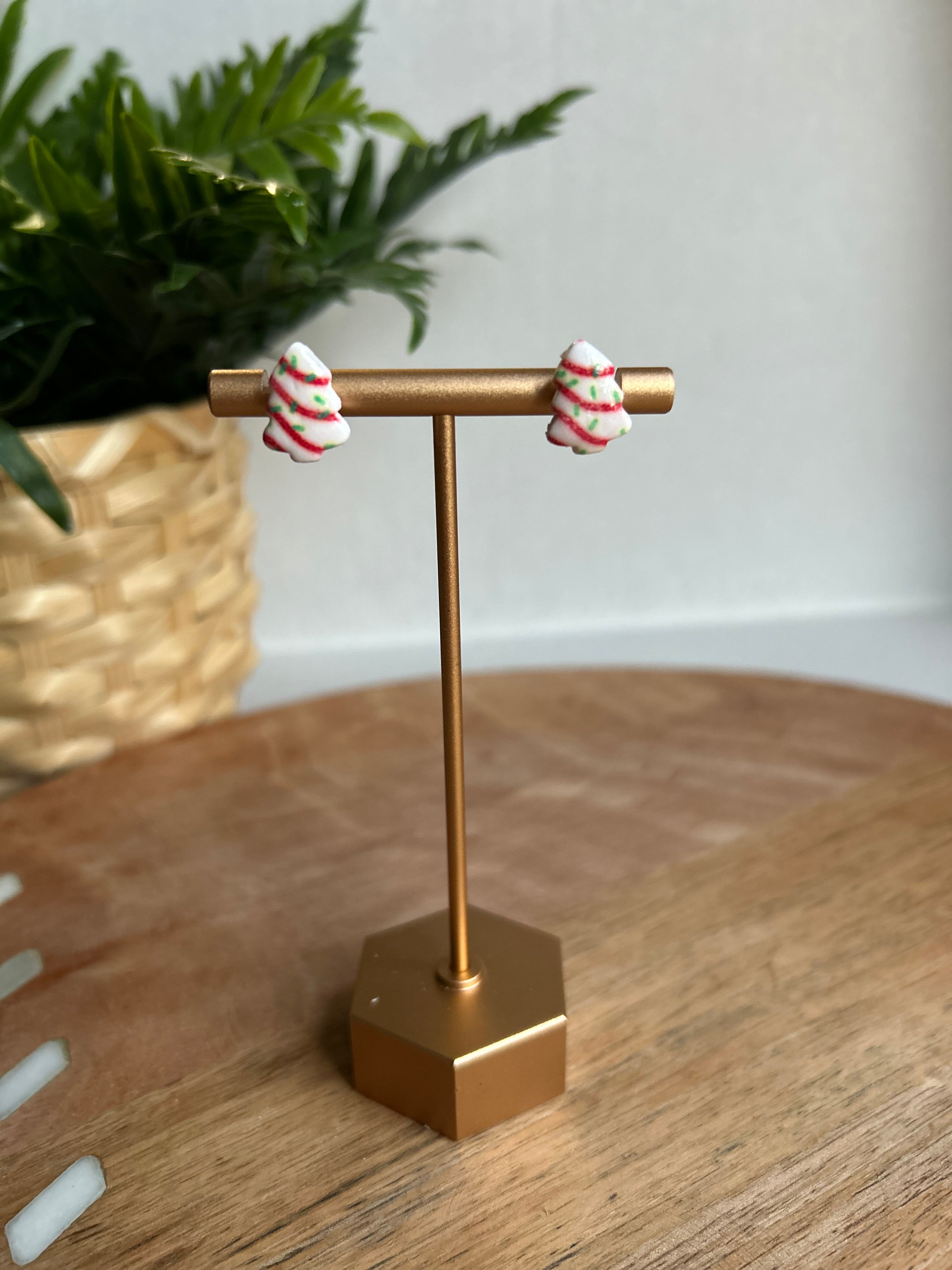 Christmas cake studs