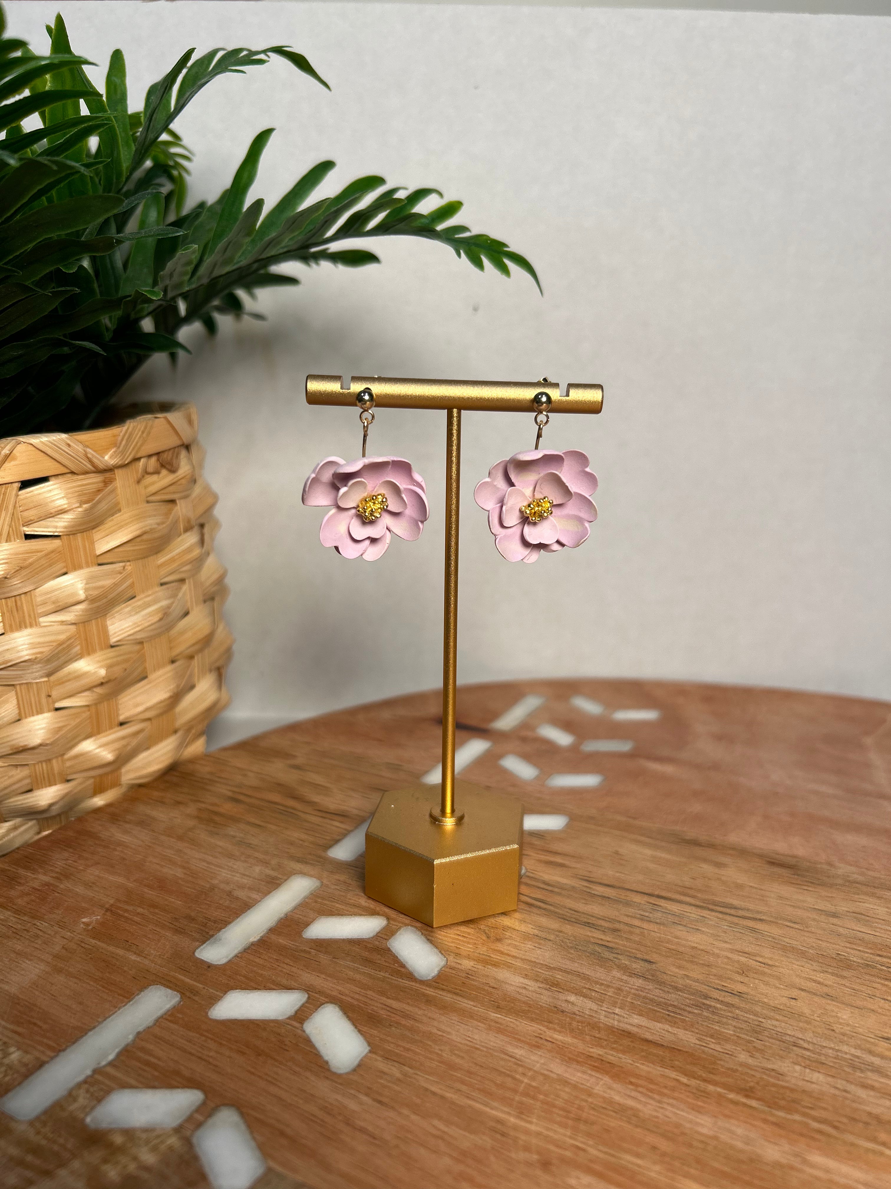 Purple Poppy Dangle