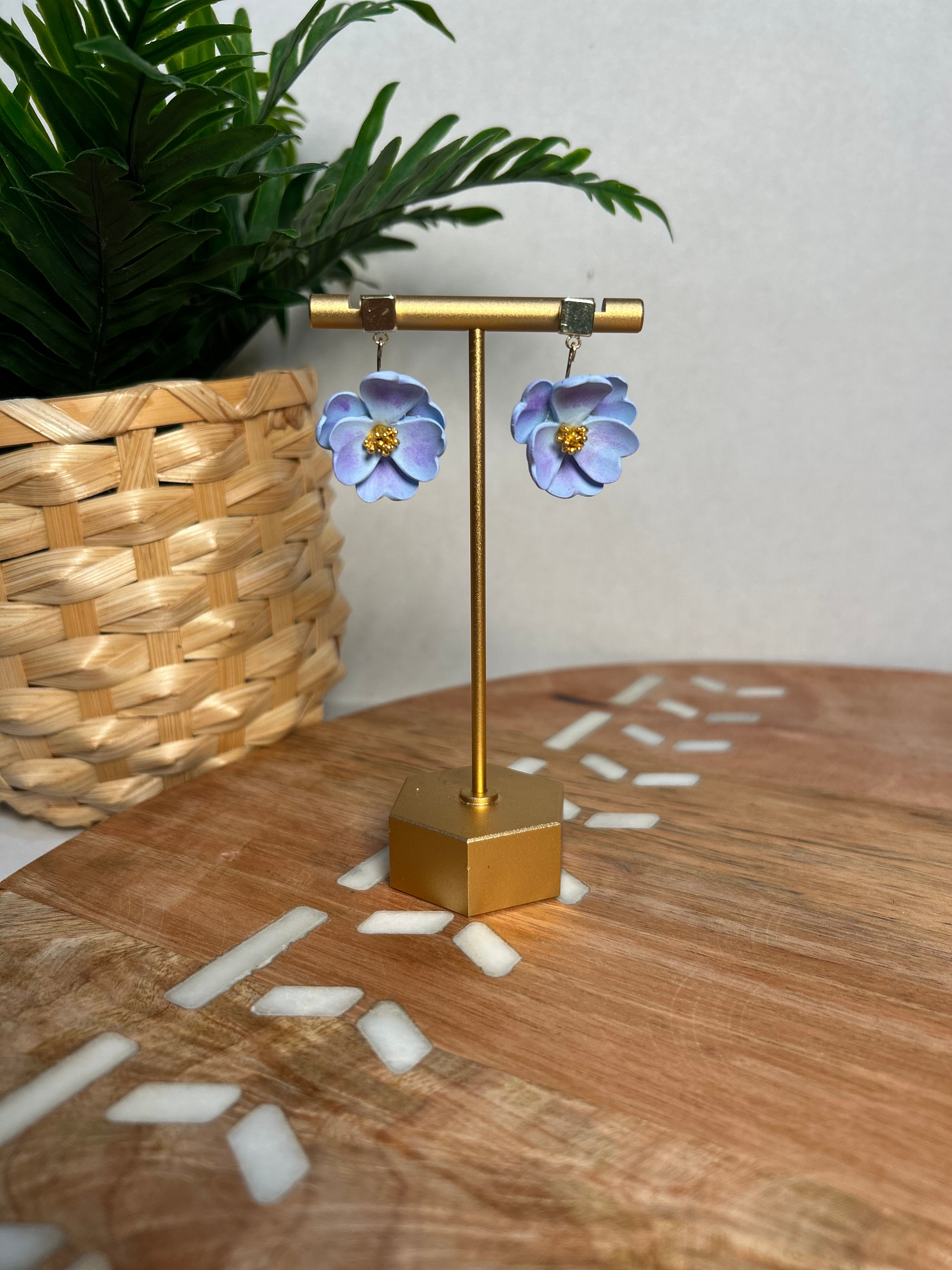Blue Flower Dangle