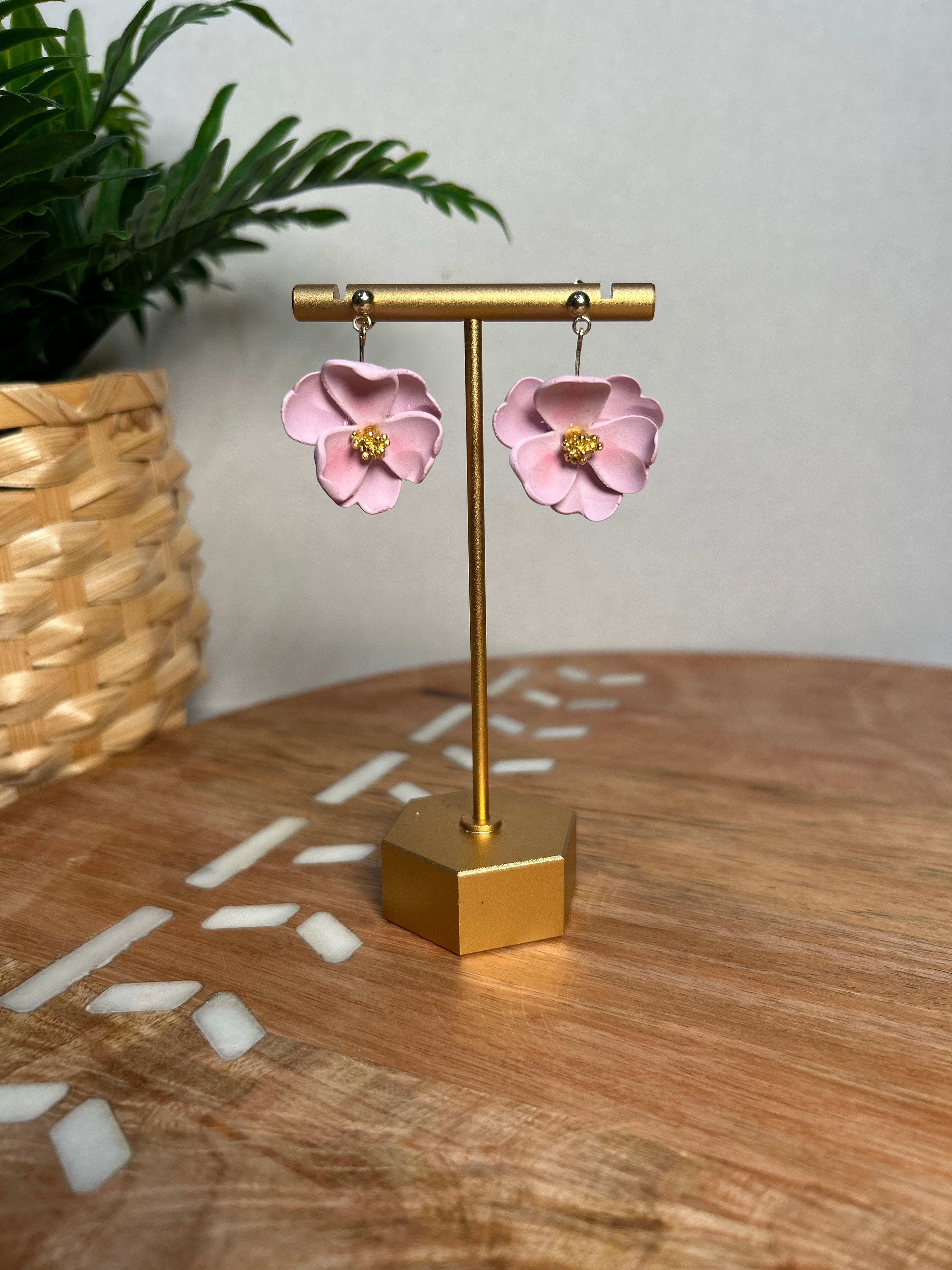 Purple Flower Dangle