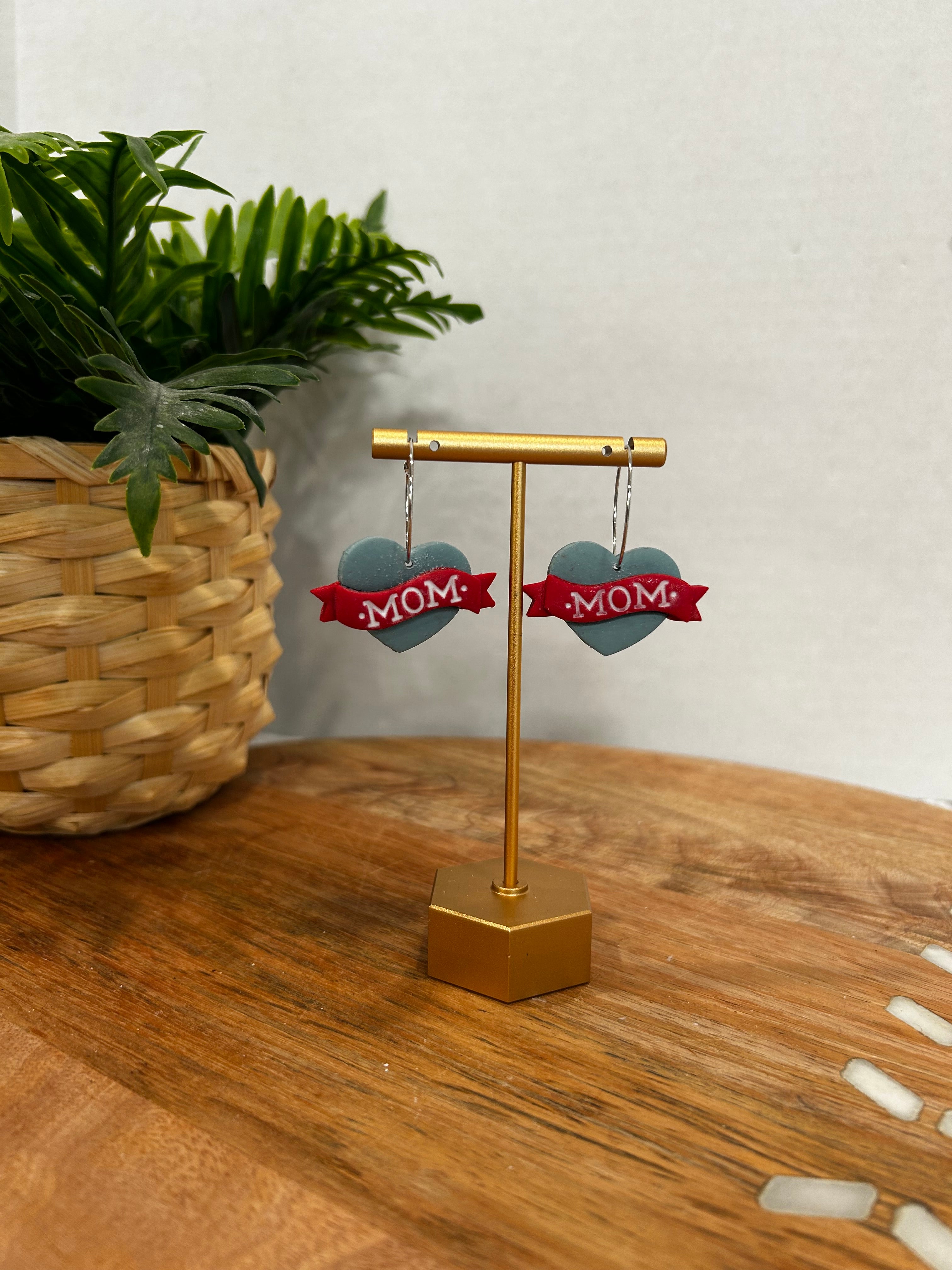 Mom Heart Dangle