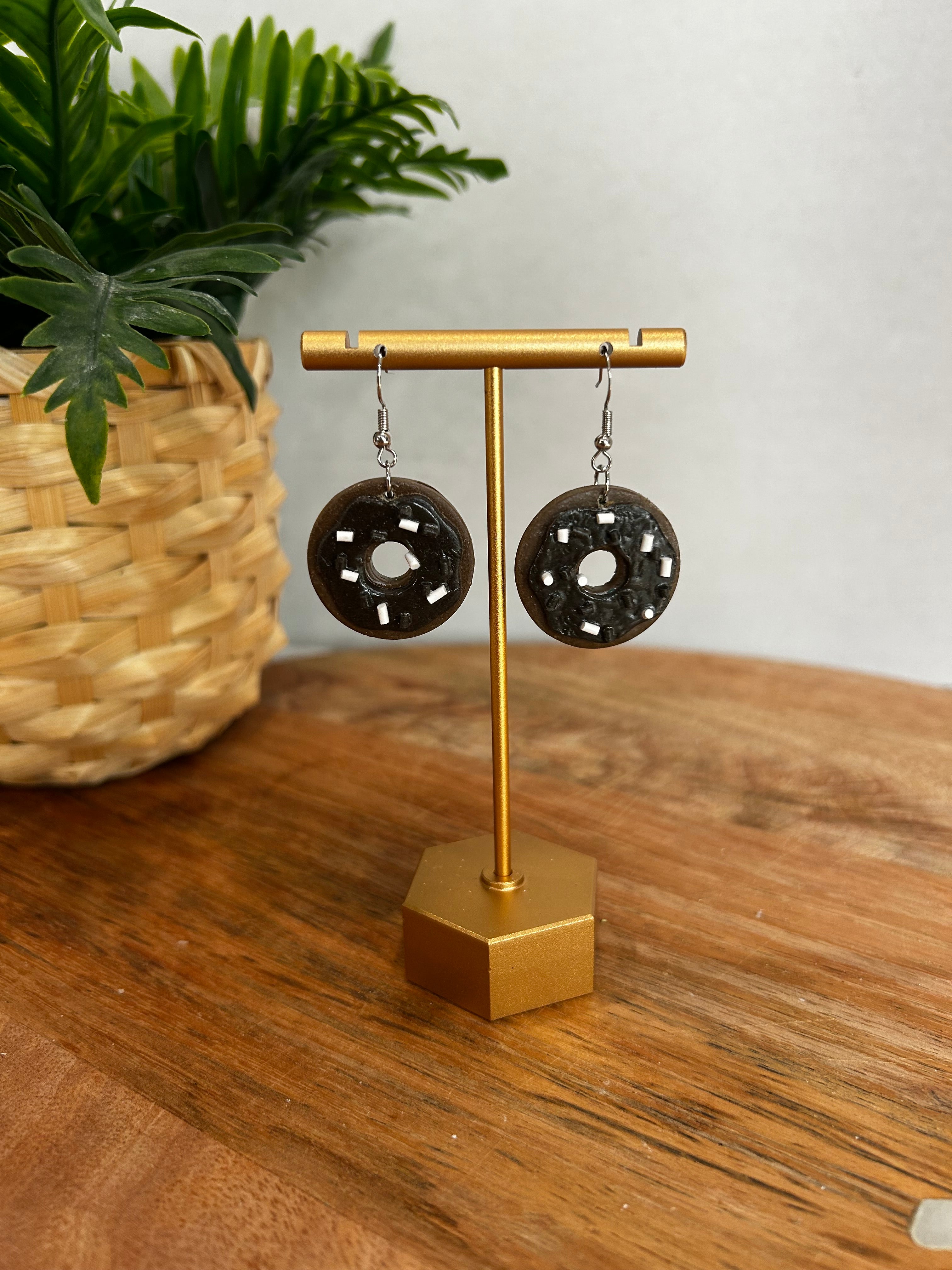Chocolate Donut Dangle